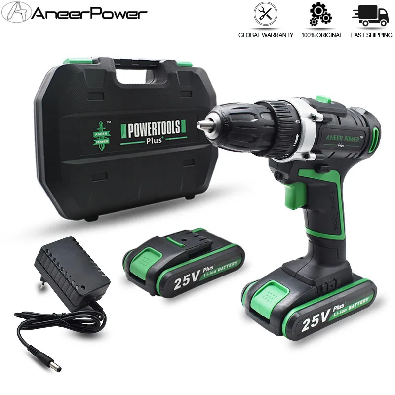 25V Plus 2Speed Cordless Drill Hand 