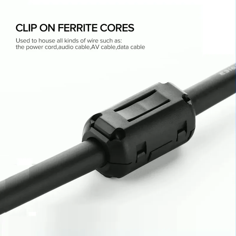 ferrite core on speaker cable