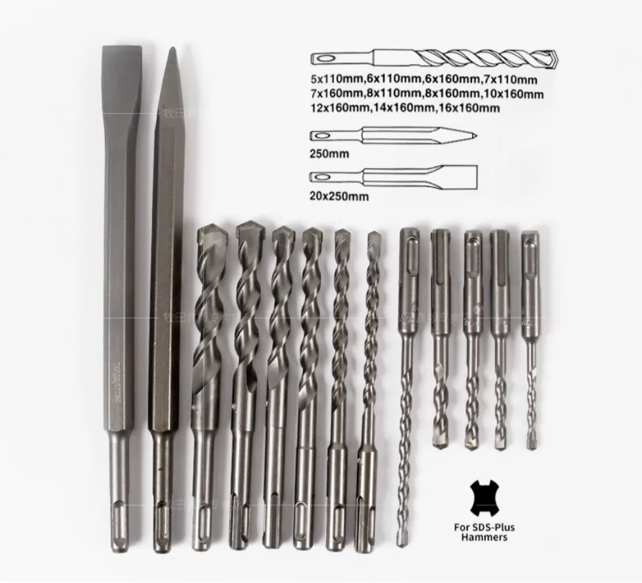 Makita 13 Piece D-53659 SDS-Plus Drill 