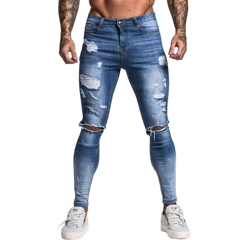 Brand Jeans Men Homme Slim Fit Super Skinny Jeans For Men