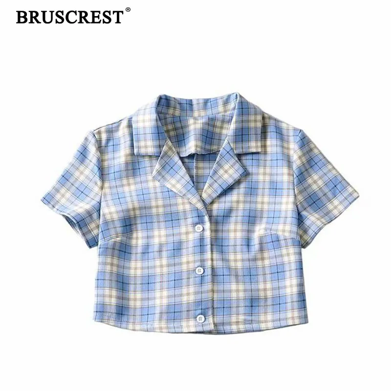Summer crop top women blouses vintage 