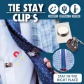 1pc Tie Stay Clips Invisible Magnetic Stainless Steel Anti-wrinkle Cufflinks Anti-floating And Anti-swing Tie Holder Clips