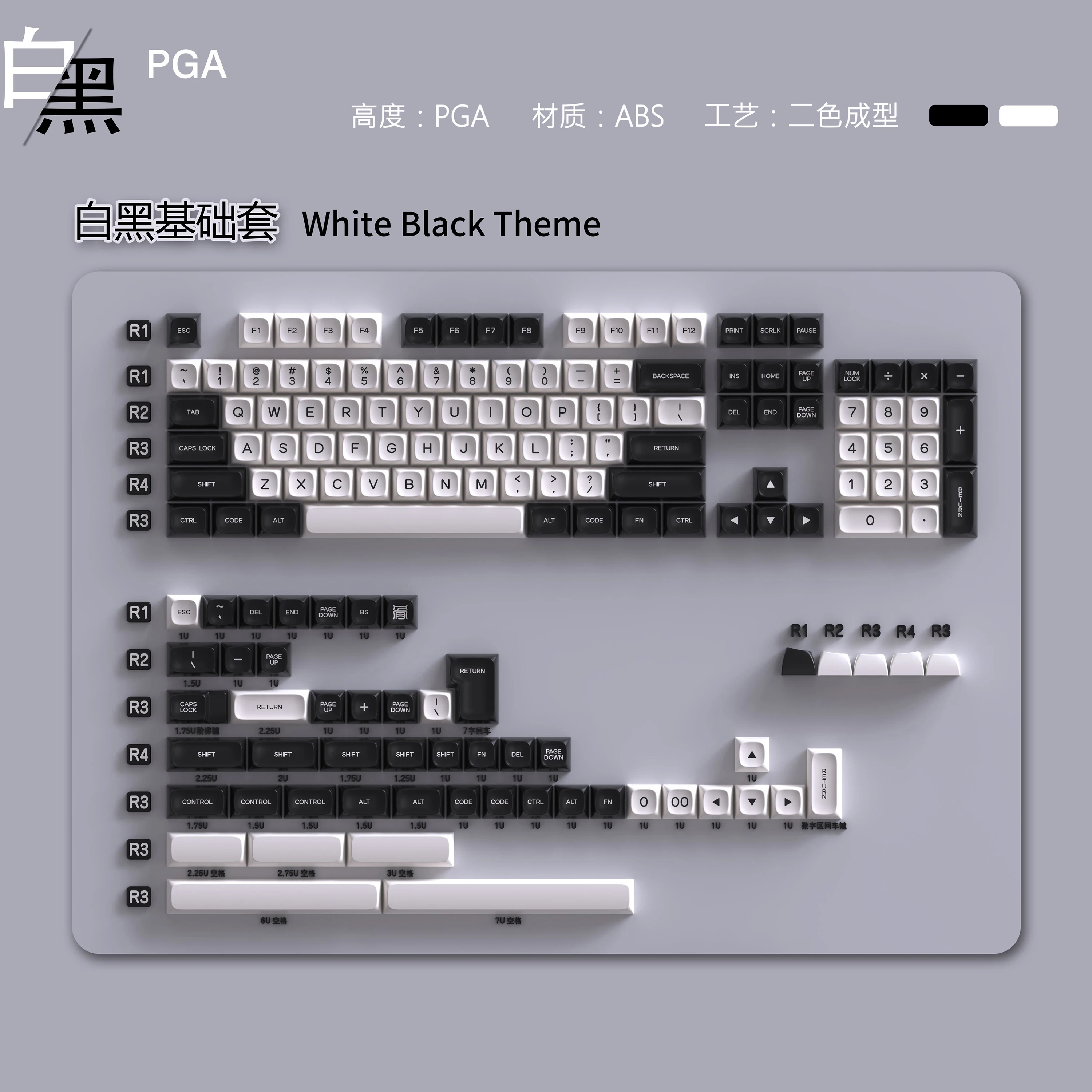 pga profile keycaps