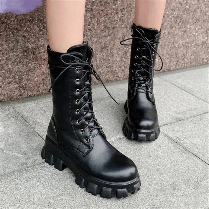 punk combat boots