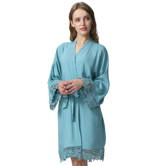 cotton on lace robe