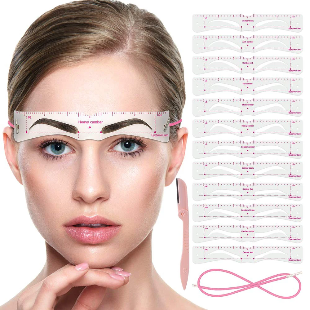 Купить Грим Grooming Shaping Balanced Template Eyebrow Makeup Magic Eye Brow Class Drawing 3303