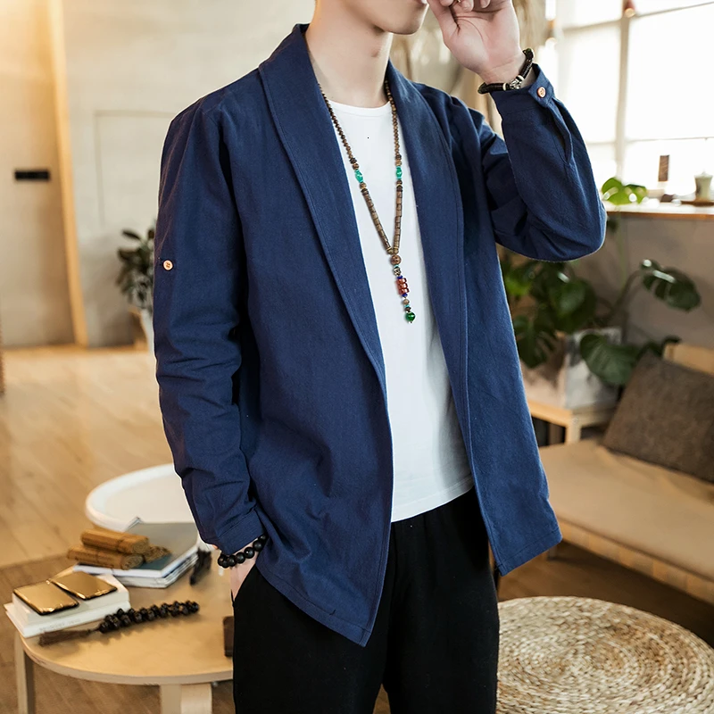 MrGoldenBowl Store Men Kimono Jackets 