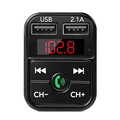 Car Bluetooth FM Transmitter Wireless Handsfree Audio Receiver Auto LED MP3 Player 2.1A Dual USB Fast Charger Car Accessories preview-2