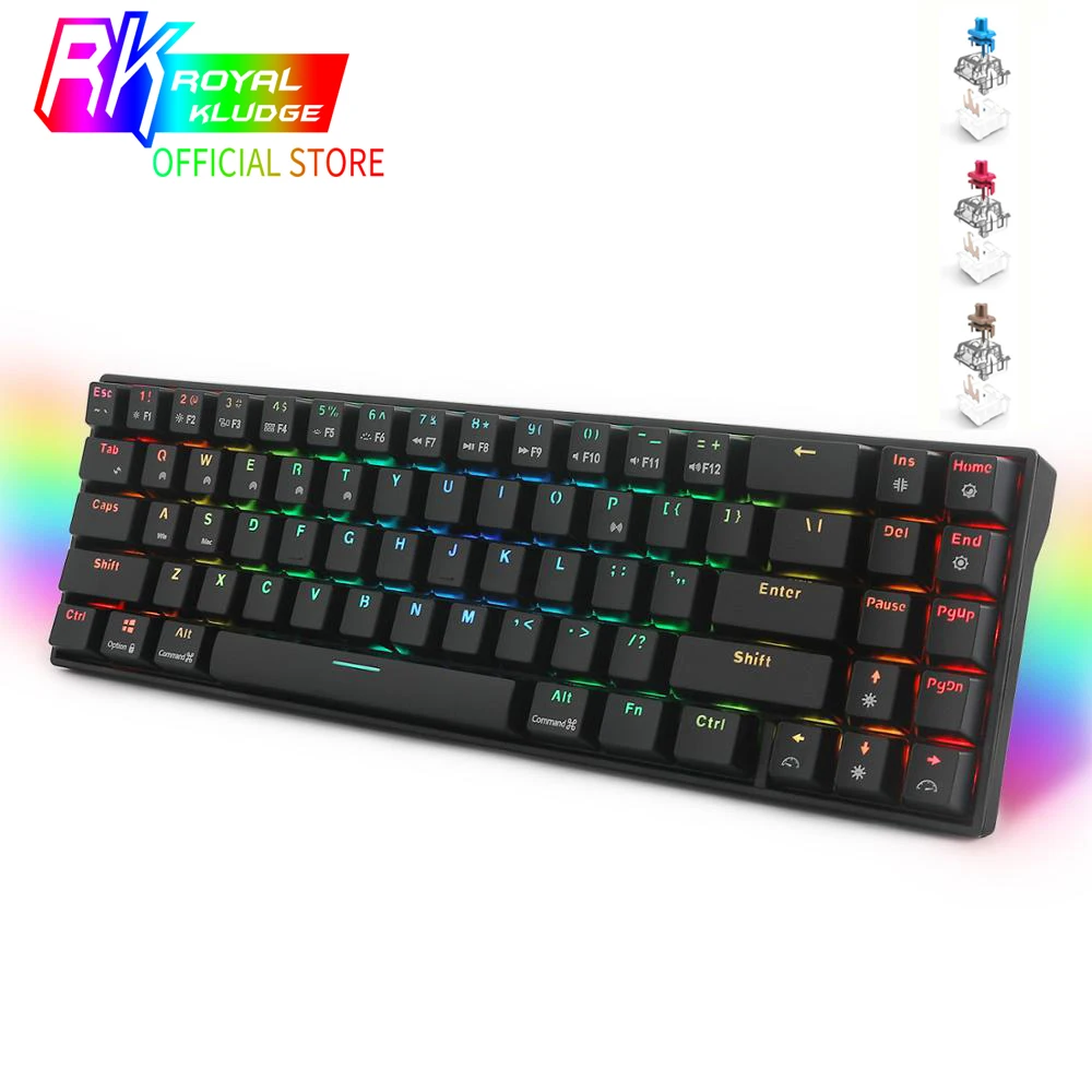 small wireless mechanical keyboard