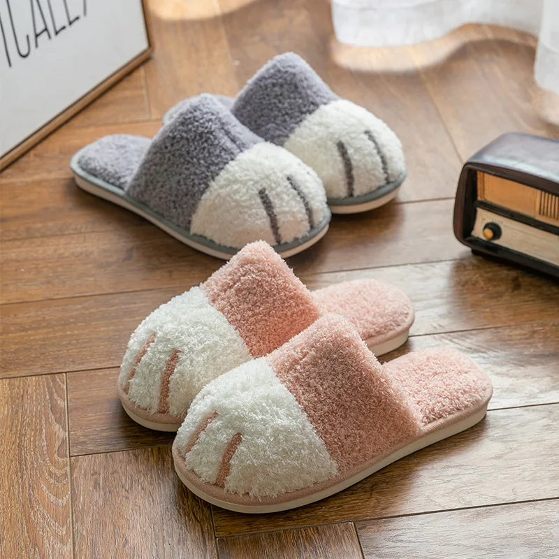 cat foot slippers