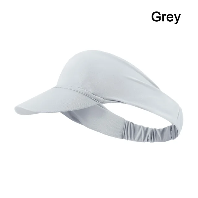 white sun visor hat