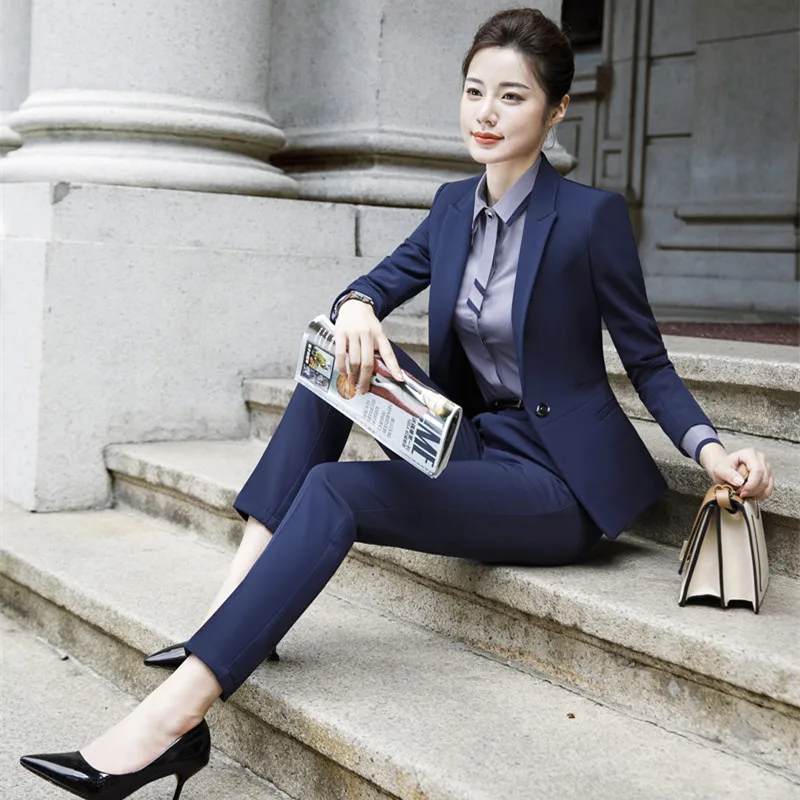 formal blazer and pant set women's