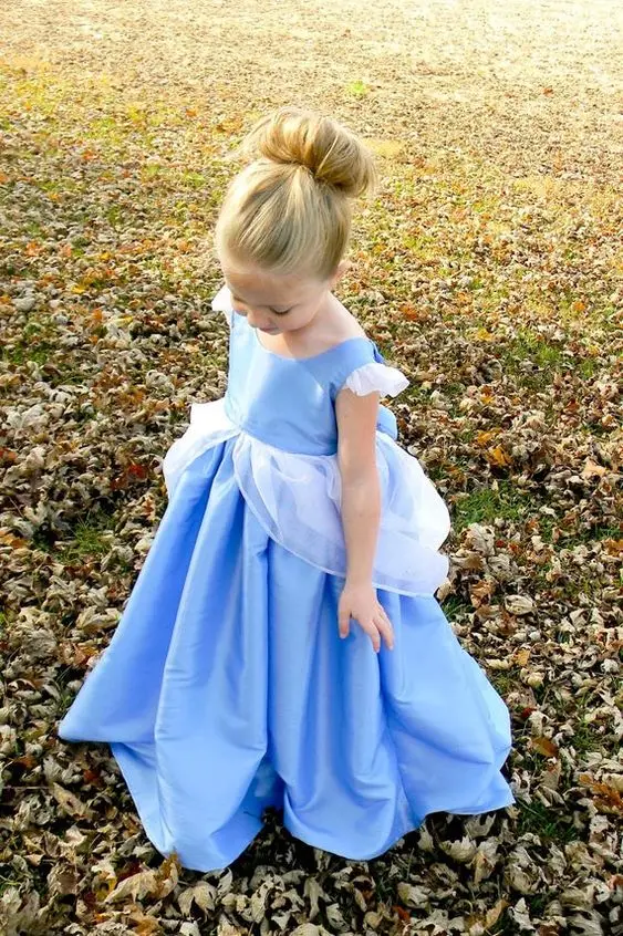 cinderella flower girl dress