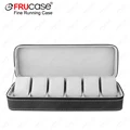 FRUCASE Black Watch Box 6/12 Grids PU Leather Watch Case Watch Storage Box for Quartz Watcches Jewelry Boxes Display Best Gift preview-4
