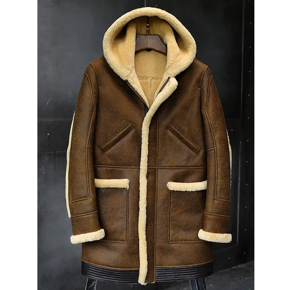 קנו ז'קטים | 2019 New Mens Shearling 