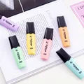 Macaroon Color Mini Colorful Highlighters Pastel Markers 6 Colors Single Text Focus Marker Pens for School Office preview-4