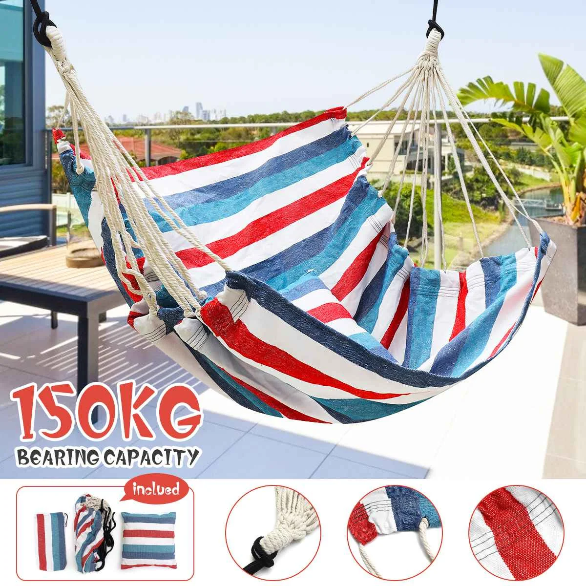 portable hammock swing chair with stand