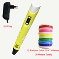 3D Pen Printing Pencils OLED Display Gel Art Craft Printer PLA ABS Filament  3D Drawing Print For Kids/Adults Creative Draw Paint