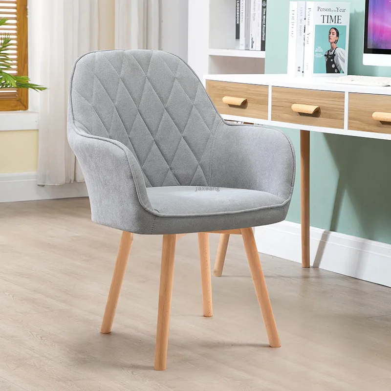 swivel chair with wooden legs