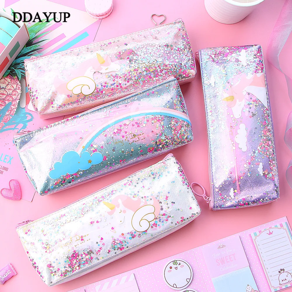 Pencil Case Kawaii Korean Stationery Pencil Pouch Large Capacity