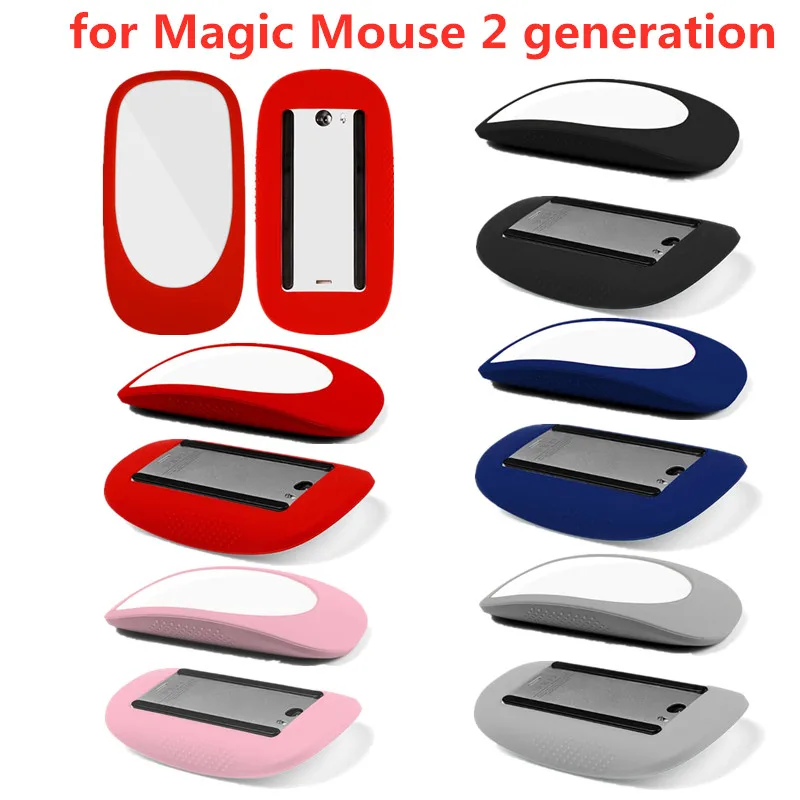 Soft Silicone Mouse Protective Case for Magic Mouse 2 Accessories Quick  Release Anti-Scratch Shell Skin Housing Cover