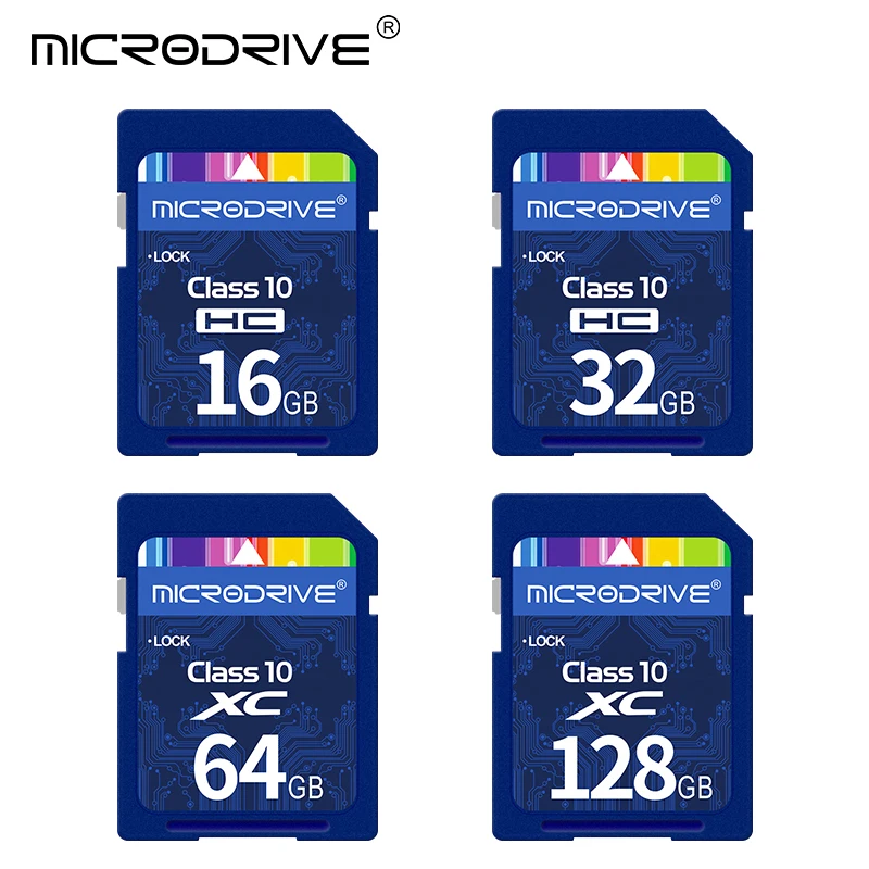 Camera Memory SD Card 4K HD Card 128GB 64GB SDHC/SDXC  32GB 16GB 4K Video Camera Flash usb stick sd cards Class 10 for camera