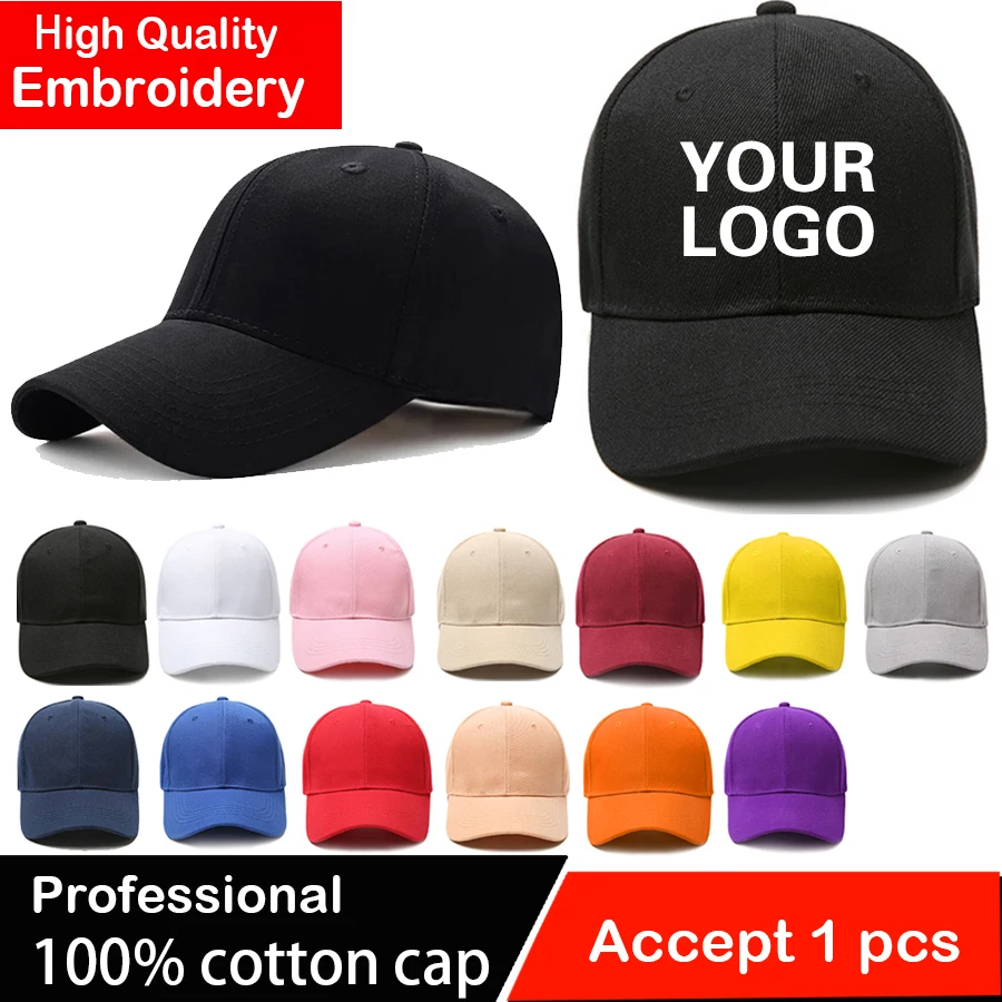 Custom Embroidered Baseball Caps 