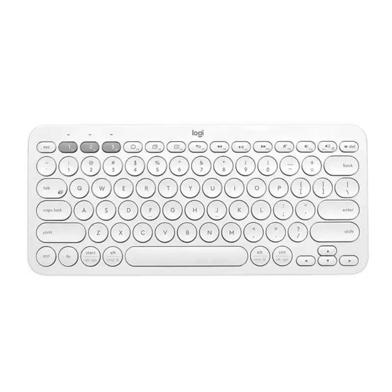 white logitech keyboard wireless