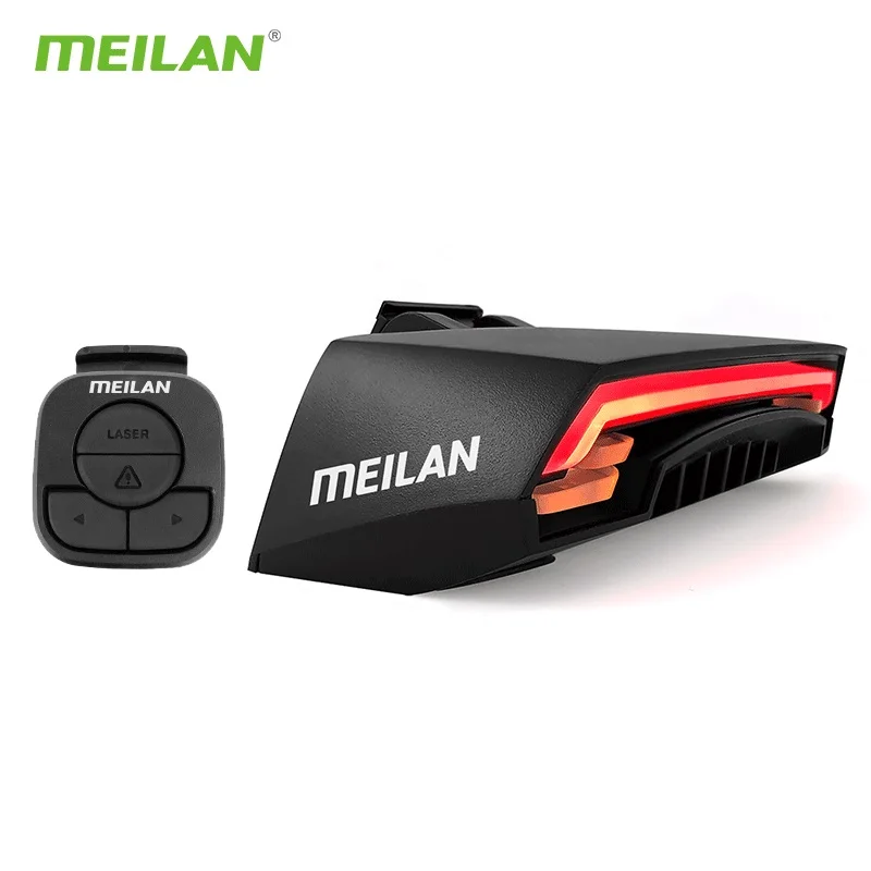 meilan x5 bicycle wireless turning light