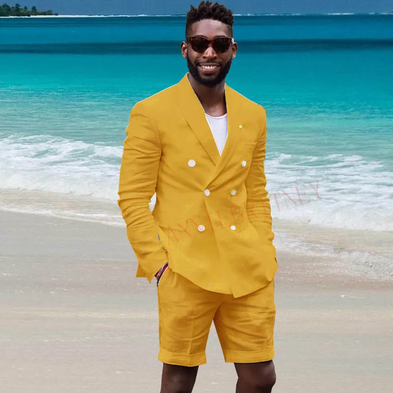 beach wedding groom attire shorts