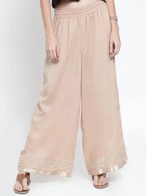 Leg Pants Salvar Cotton Khaki Trousers