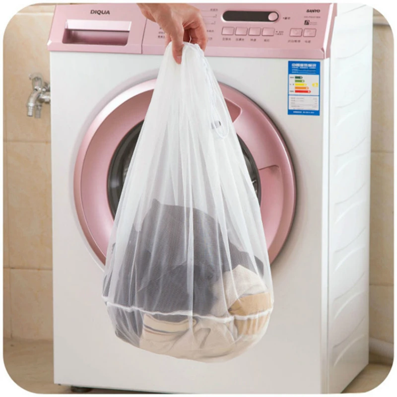3 Size Zipped Laundry Bags Reusable Washing Machine Clothing Care