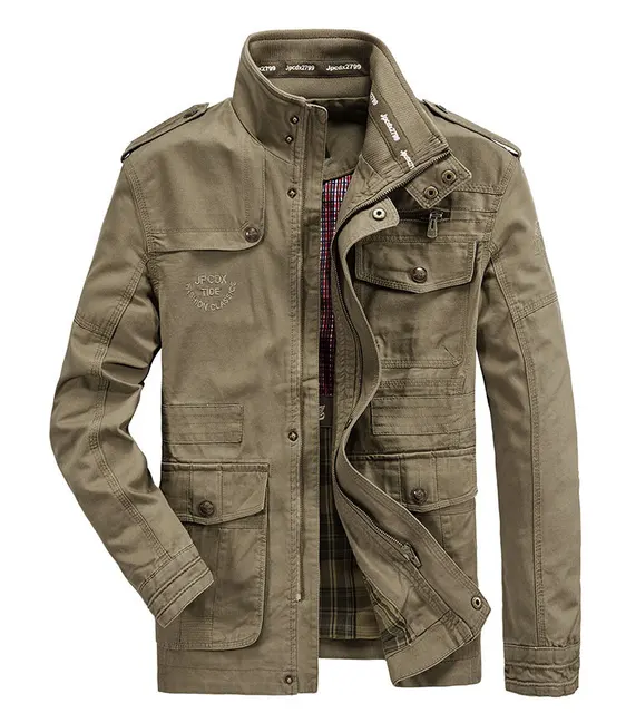 Cotton Pilot Jacket Coat Men's 