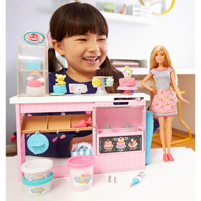 barbie cake kitchen set