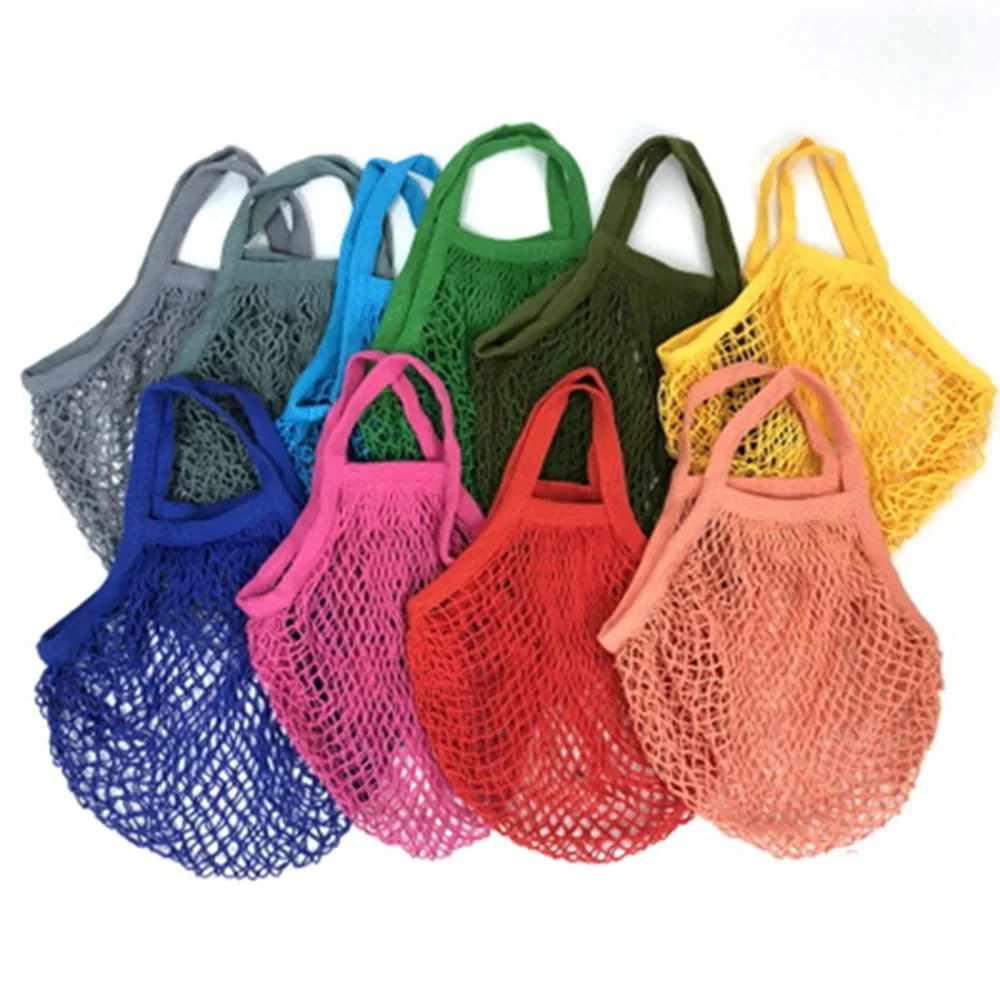 cotton net shopping bolsa