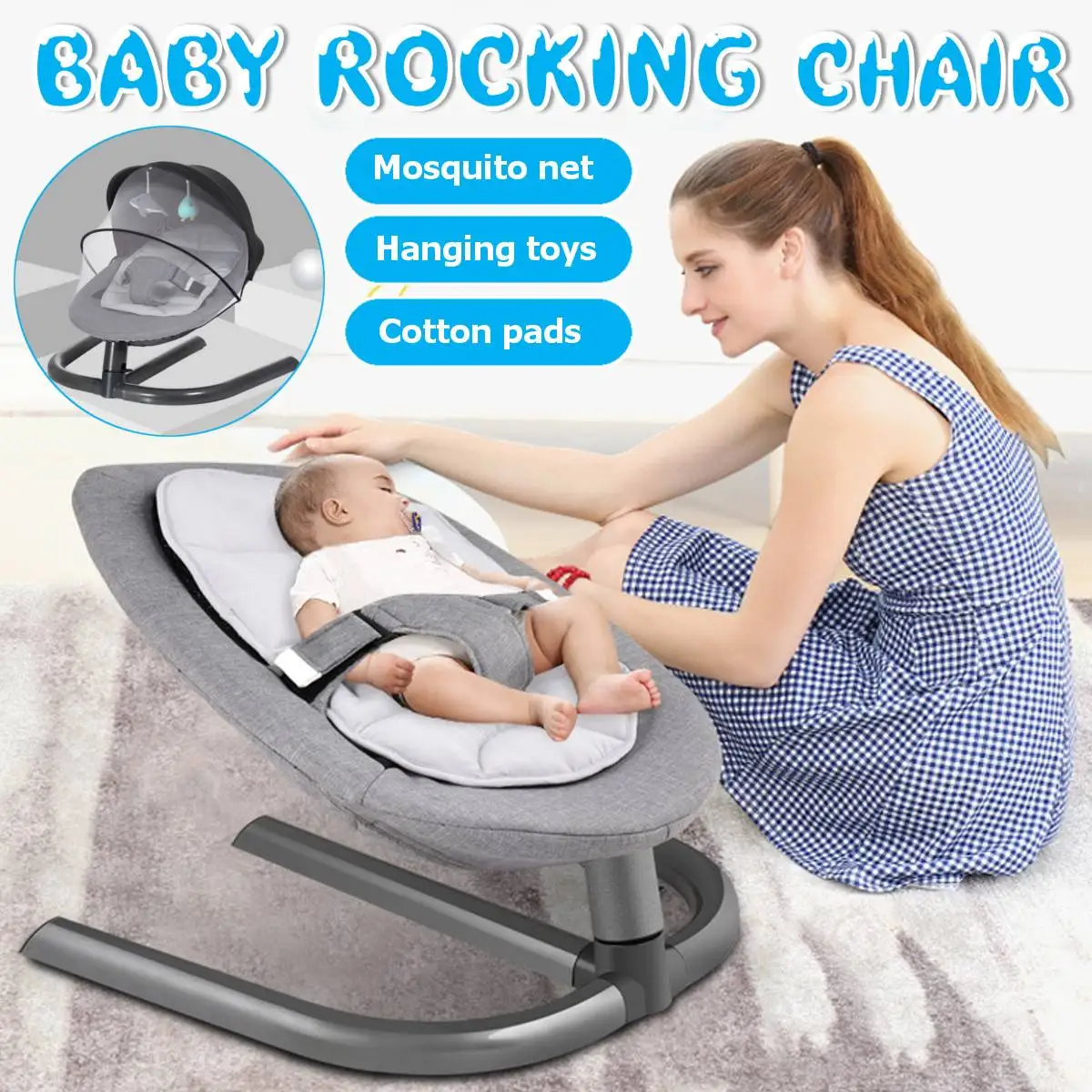 baby net cradle swing