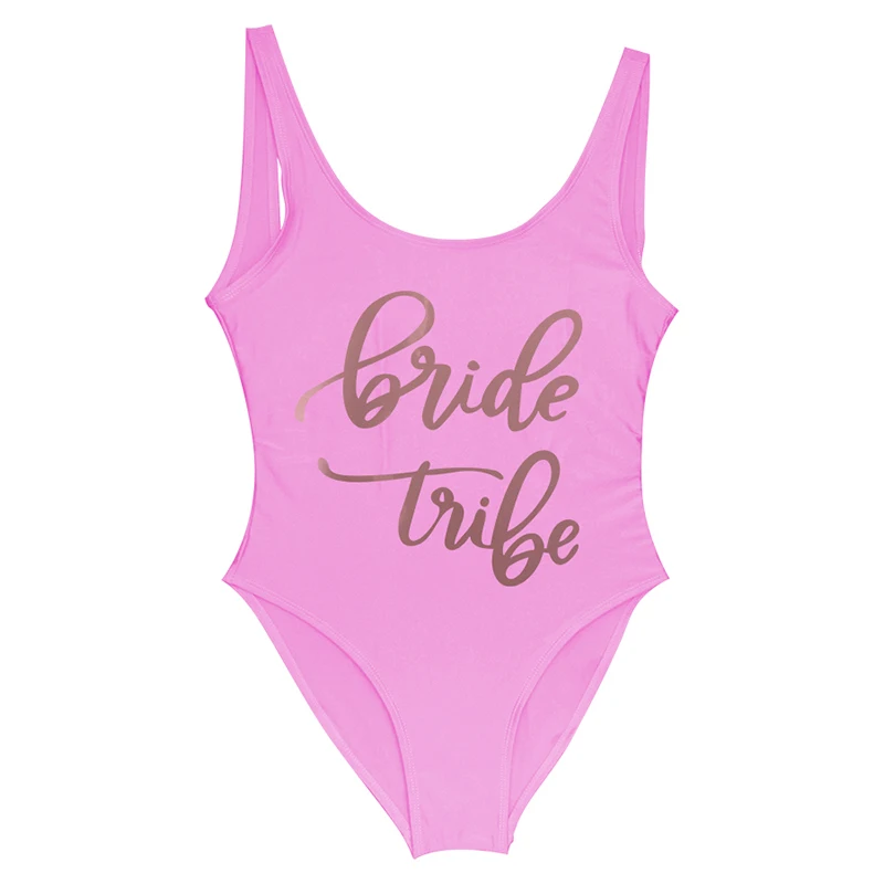 rose gold bride bathing suit