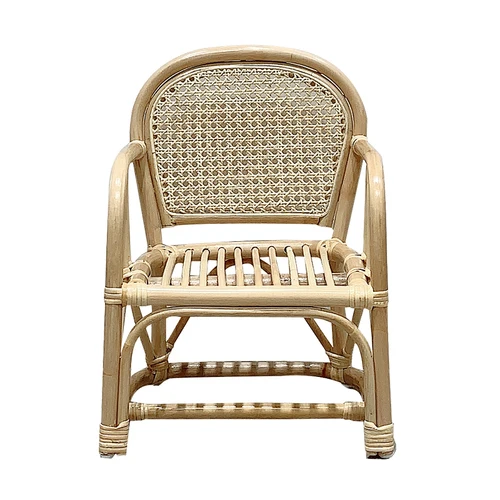 rattan chair with stool