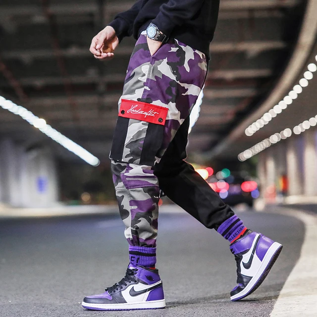 Fashion Streetwear Men Jeans Loose Fit 
