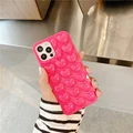 Cute 3D Love Heart Phone Case For iPhone 13 12 11 Pro Max 7 8 6S Plus 11 Pro XS Max XR X SE 2020 Candy Color Cartoon Back Cover preview-4