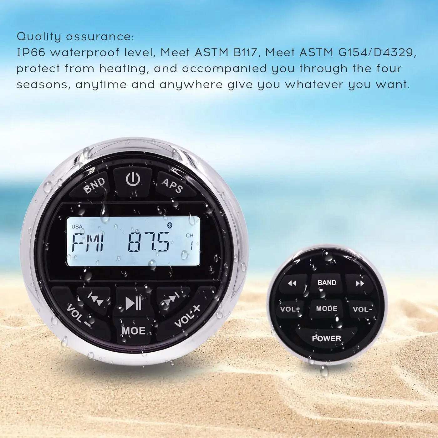 radio bluetooth waterproof