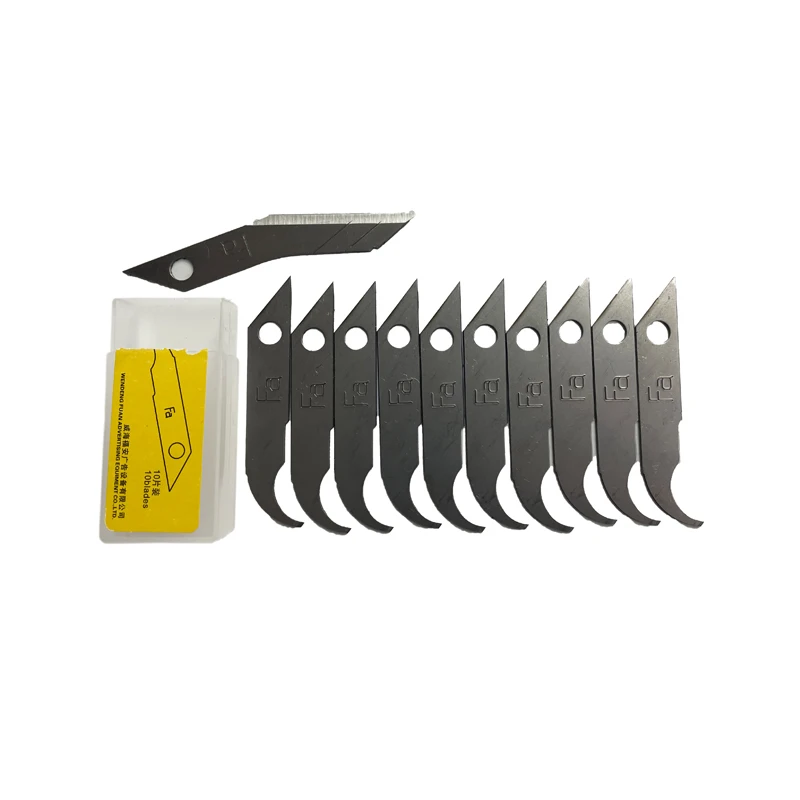 1pc Cutter With 10 Blades For Acrylic Plastic Sheet Cardboard Plexiglass  Professional Utility Hook Knife Precision Cutting Tools