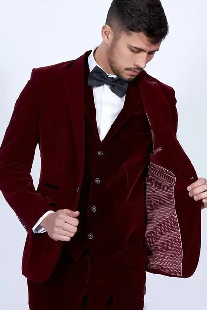 groom velvet jacket