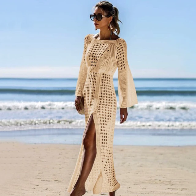 New Knitted Beach Cover Up Women Bikini 