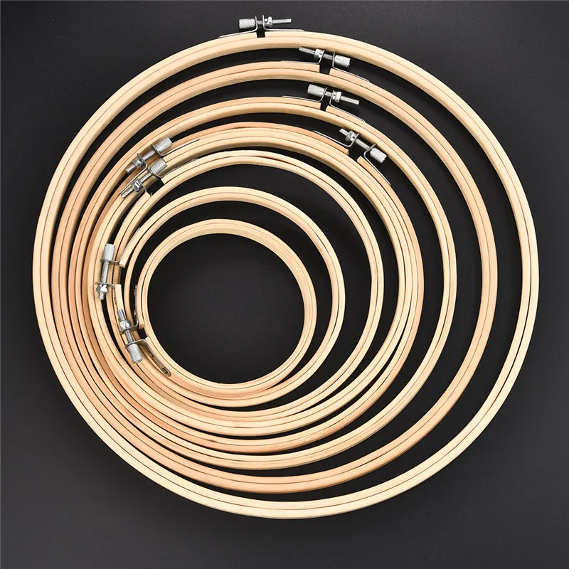 10-40cm mini wood embroidery hoop frame for kit ring hoop large