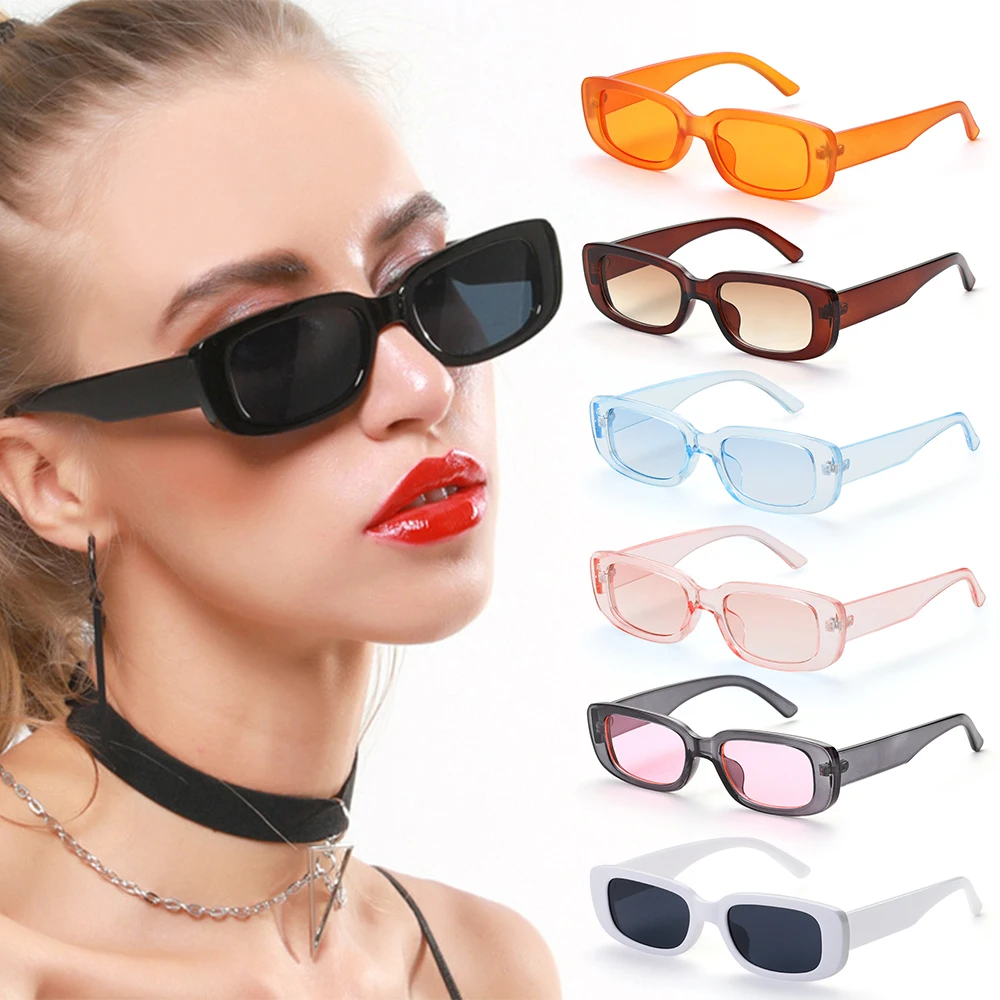 rectangular frame sunglasses womens