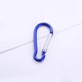 5pcs Climbing Button Carabiner D-Ring Clip Camping Hiking Hook Outdoor Sports Multi Colors Aluminium Safety Buckle Keychain preview-5