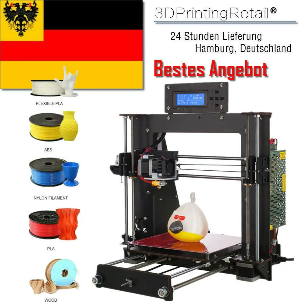 2020 3D Printer Reprap Prusa i3 DIY MK8 LCD Power Failure Resume Printing  printer 3d Drucker Impressora Imprimante