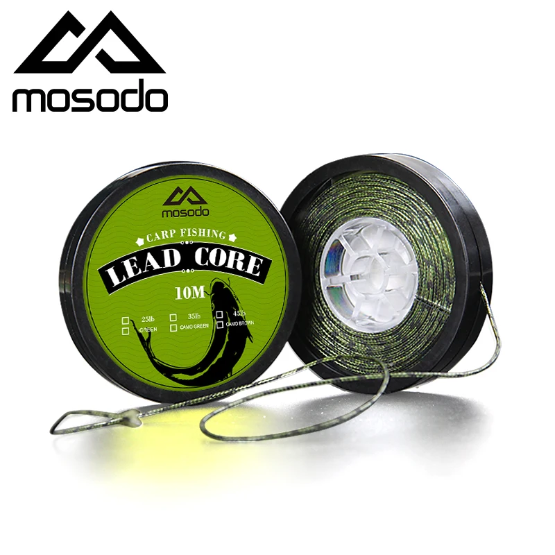 Купить Рыбная ловля Mosodo 10M Carp Fishing Leader Line Leadcore Camo