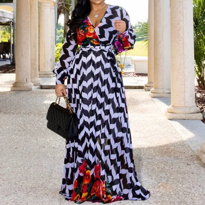 קנו שמלות | Fashion 2020 Stripe Floral 